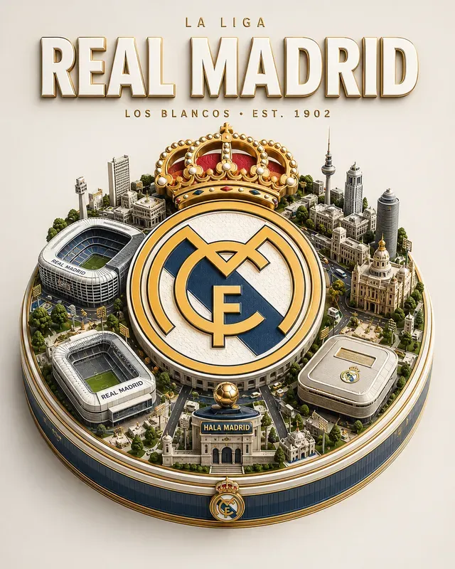3D Football Club Emblem Dioramas