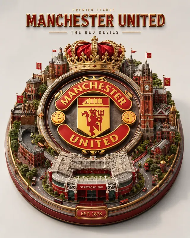 3D Football Club Emblem Dioramas