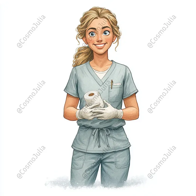 Professional Nurse Watercolor Clipart