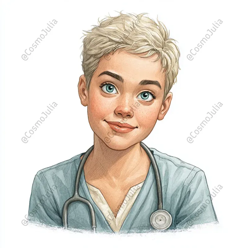 Professional Nurse Watercolor Clipart