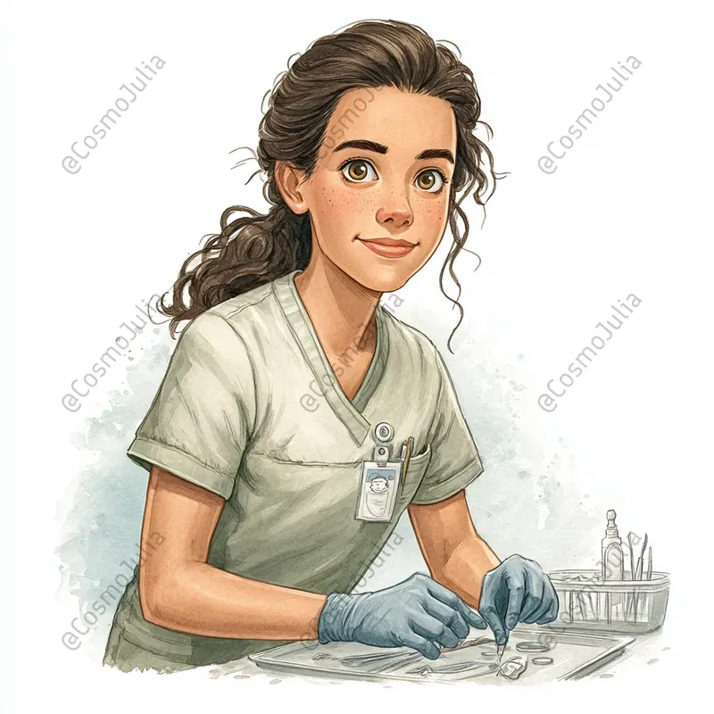 Professional Nurse Watercolor Clipart