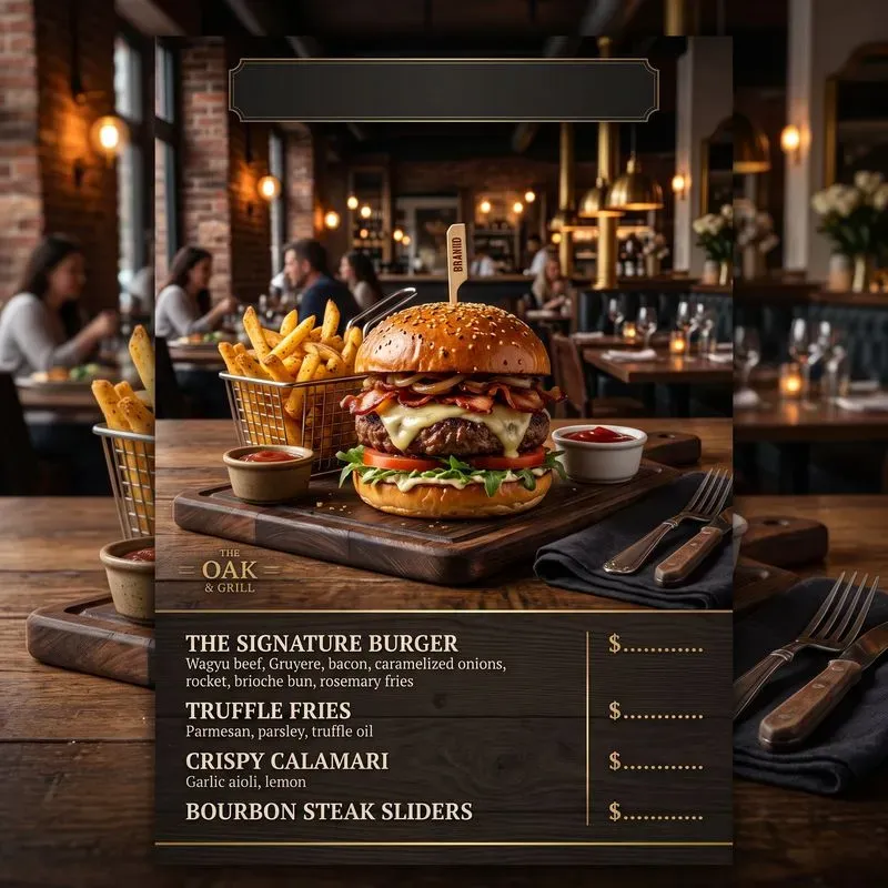 Restaurant Menu Poster Creators