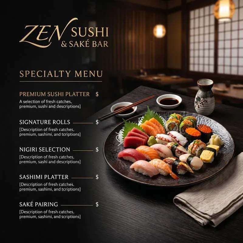 Restaurant Menu Poster Creators