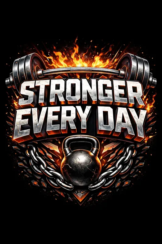 3D Bold Gym Motivation T Shirt Graphics
