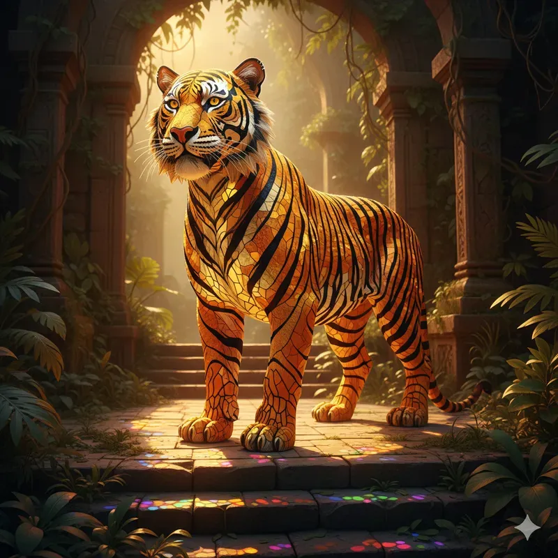 Stained Glass Animal 3D Sanctuaries