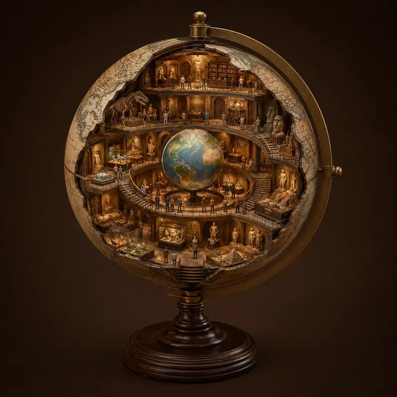 Luxury Cutaway Miniature Worlds