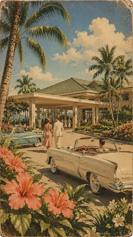 1960s Hawaii Country Club Postcards