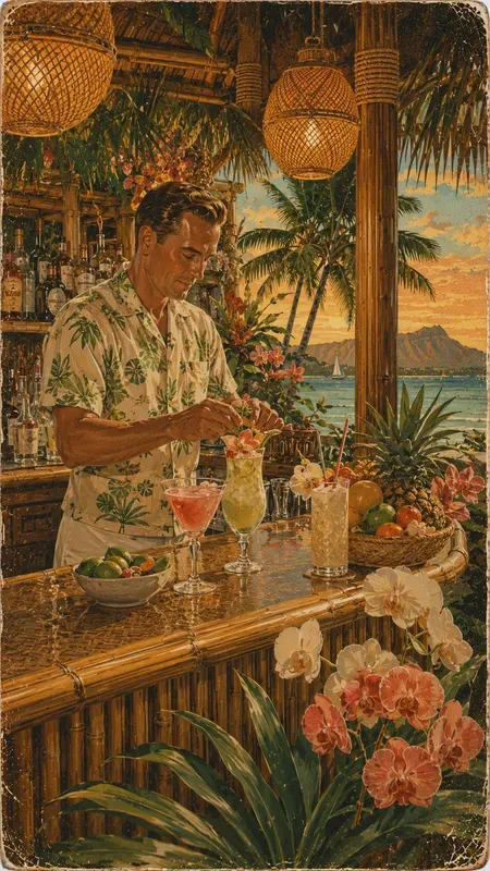 1960s Hawaii Country Club Postcards