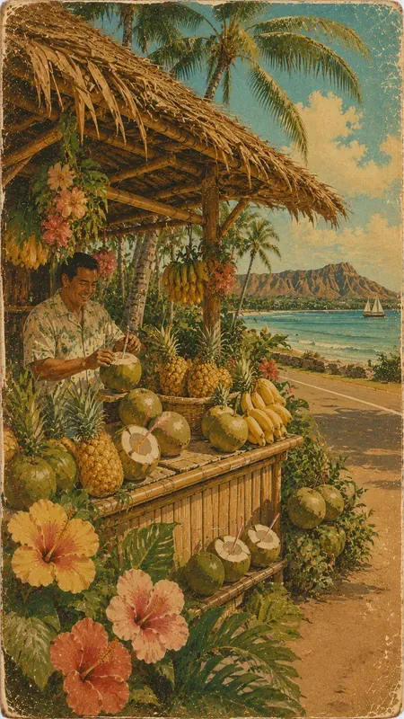 1960s Hawaii Country Club Postcards