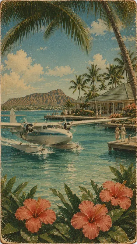 1960s Hawaii Country Club Postcards
