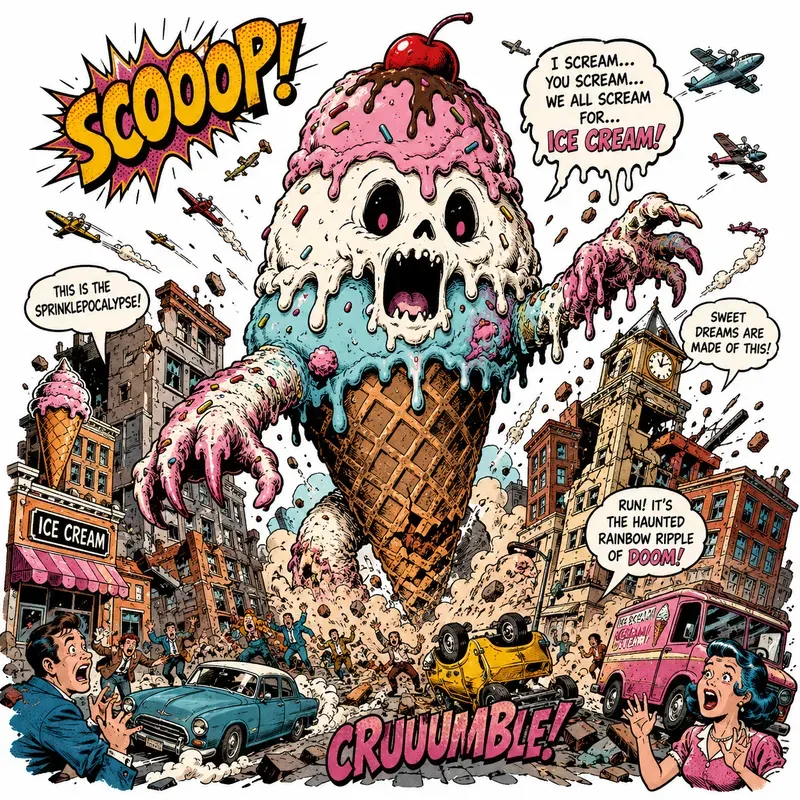 Retro Comic Monster Kits