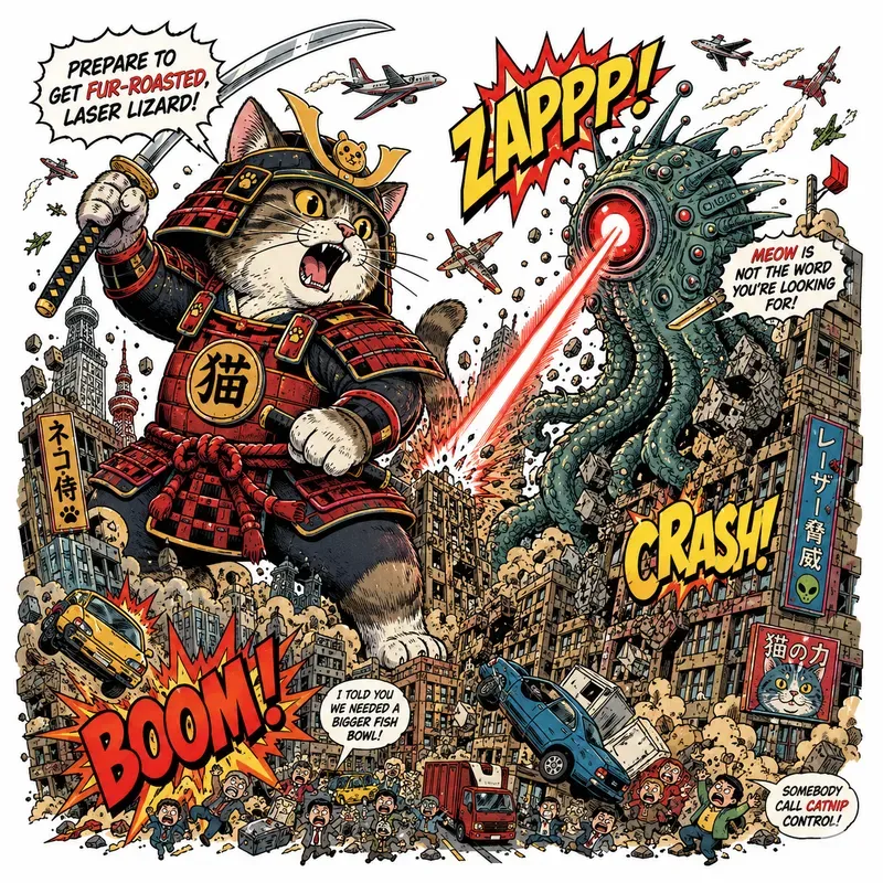 Retro Comic Monster Kits