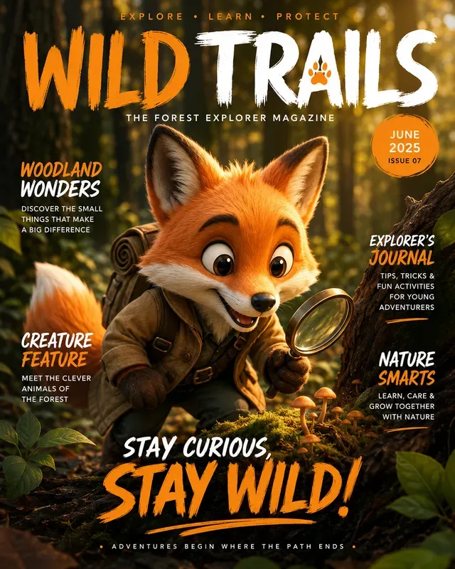 3D Cartoon Editorial Cover Creators