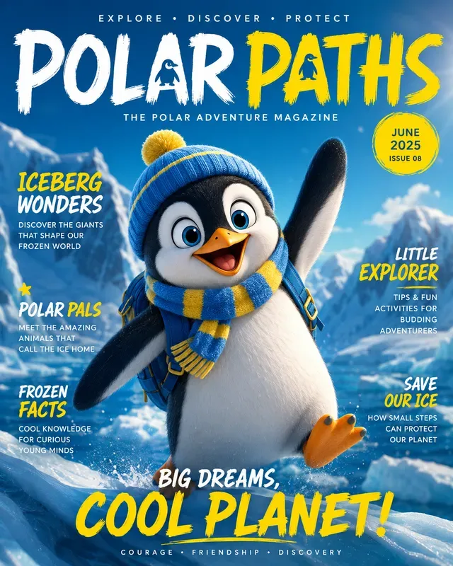 3D Cartoon Editorial Cover Creators