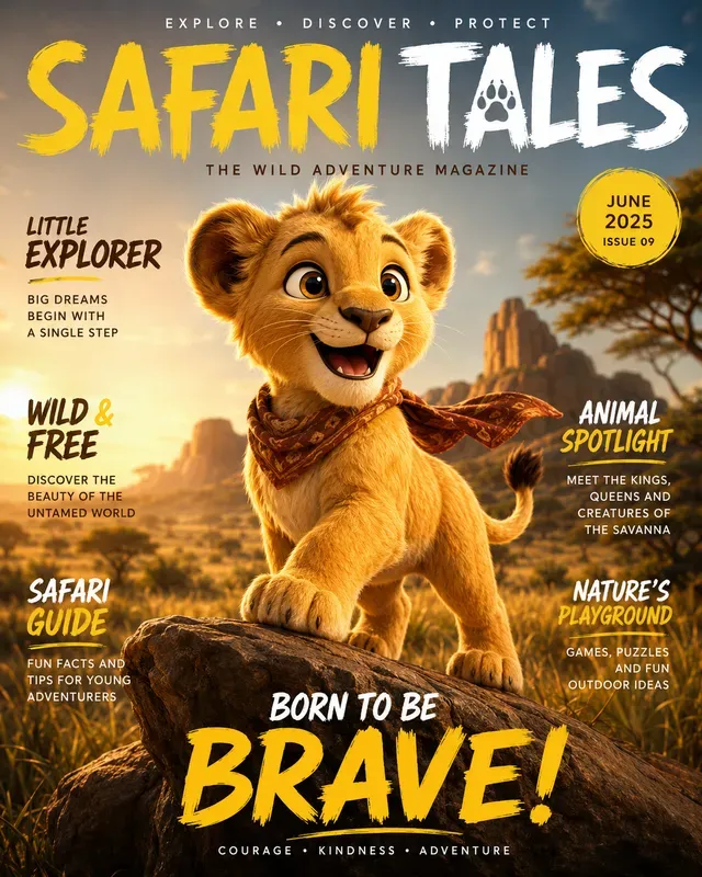 3D Cartoon Editorial Cover Creators