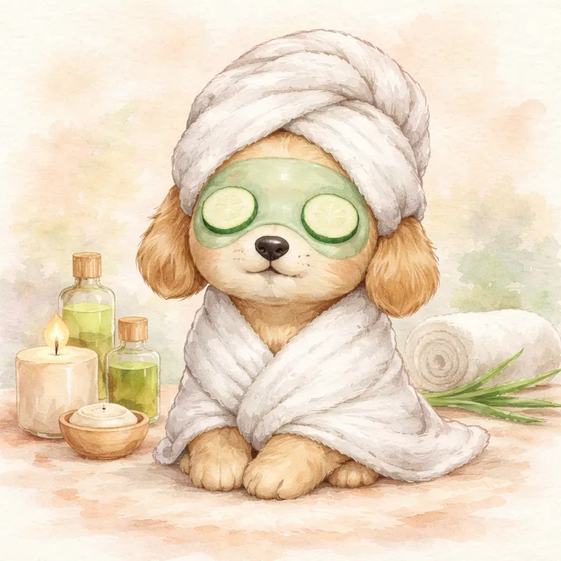 Cute Cozy Spa Animals