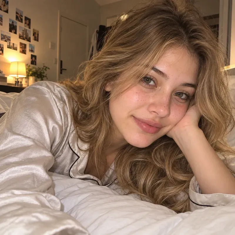 Candid Bedroom Selfie Portraits