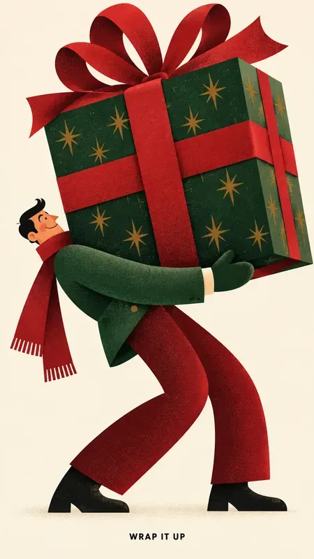 Retro Holiday Character Posters