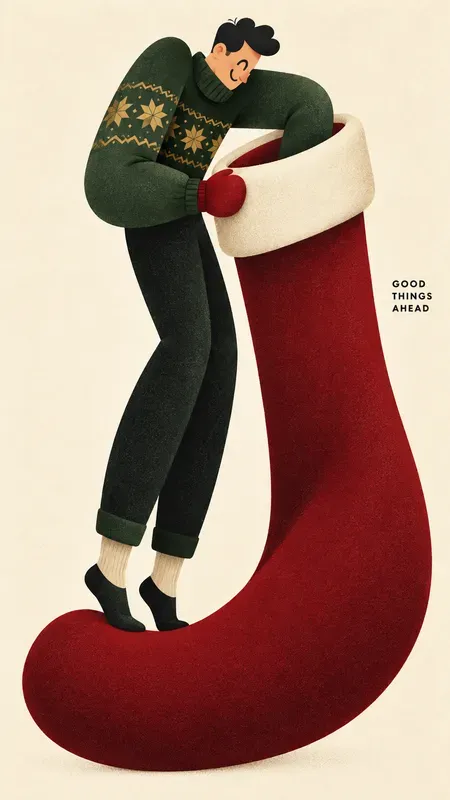 Retro Holiday Character Posters