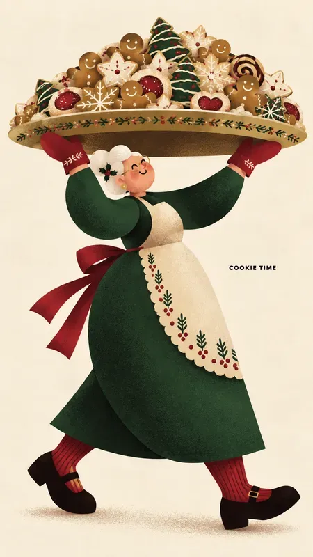 Retro Holiday Character Posters