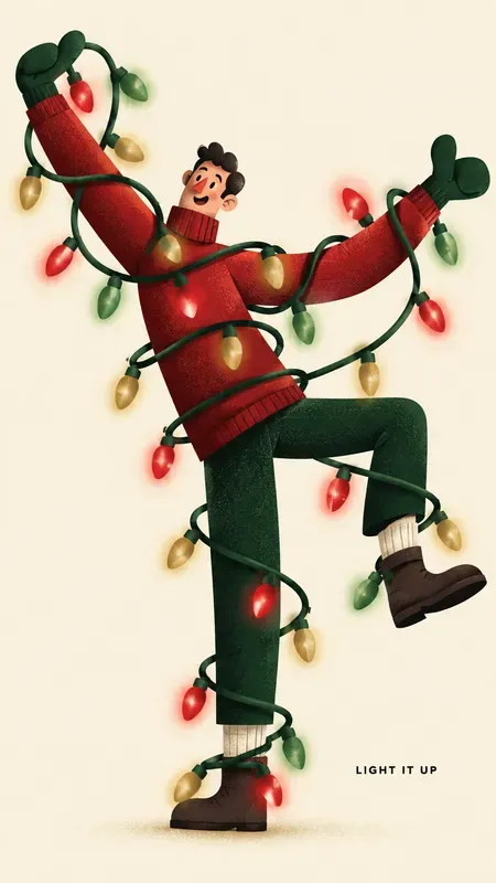 Retro Holiday Character Posters