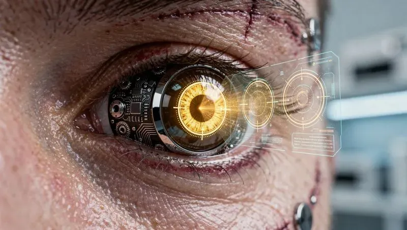 Realistic Bionic Eye Tech Gen Flux