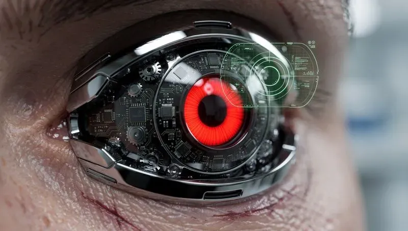 Realistic Bionic Eye Tech Gen Flux