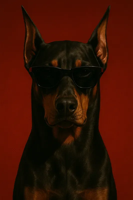 Highly Stylized Portraits Of Dogs