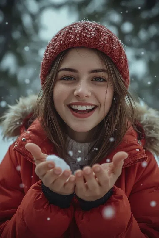 Beautiful Women In Winter Fashion