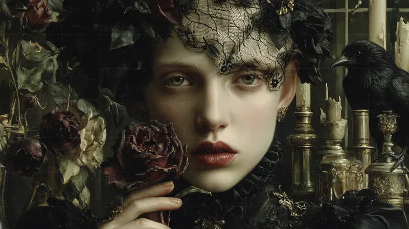 Gothic Horror Dark Fantasy Oil Paintings