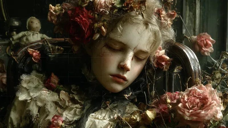Gothic Horror Dark Fantasy Oil Paintings