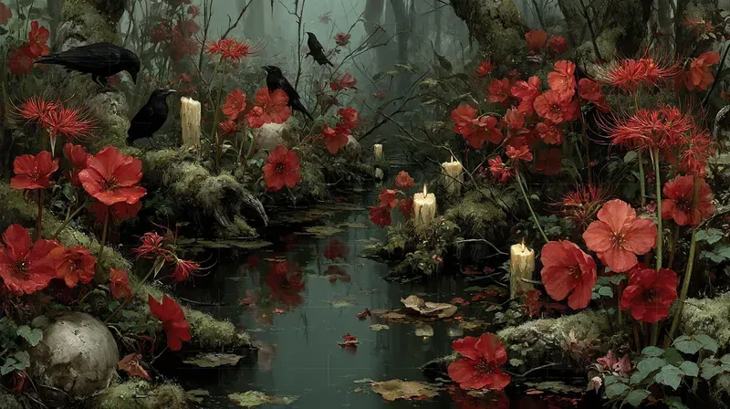 Gothic Horror Dark Fantasy Oil Paintings