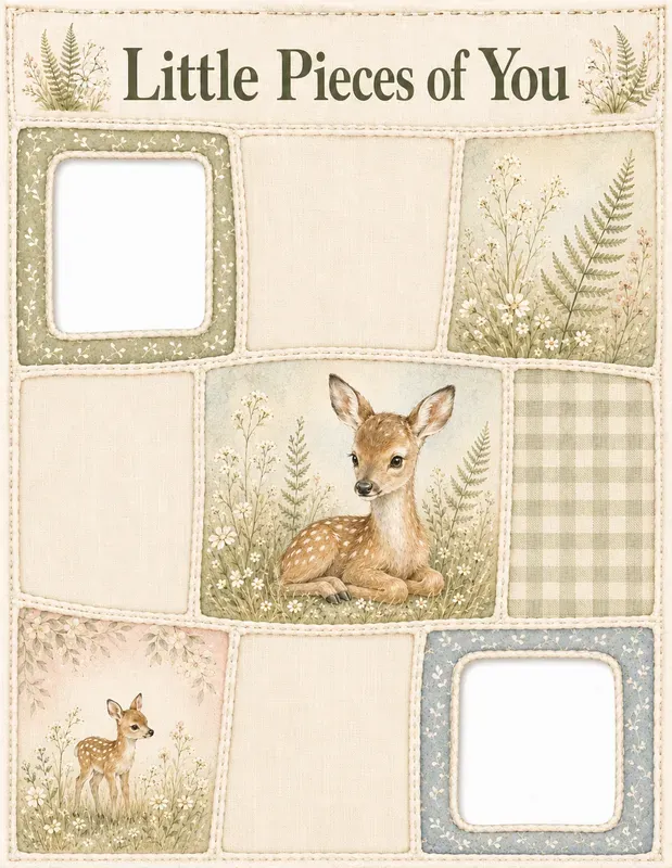 Woodland Baby Memory Quilts