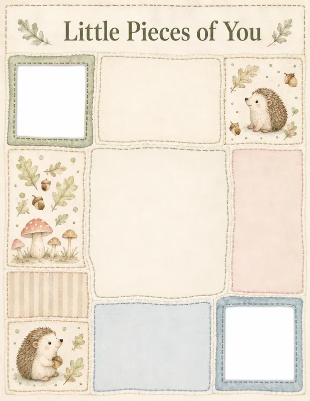 Woodland Baby Memory Quilts