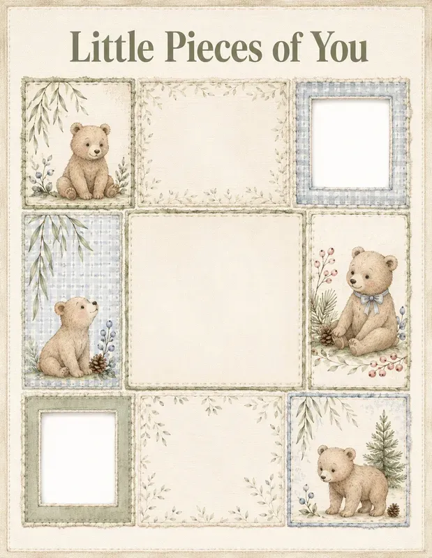 Woodland Baby Memory Quilts