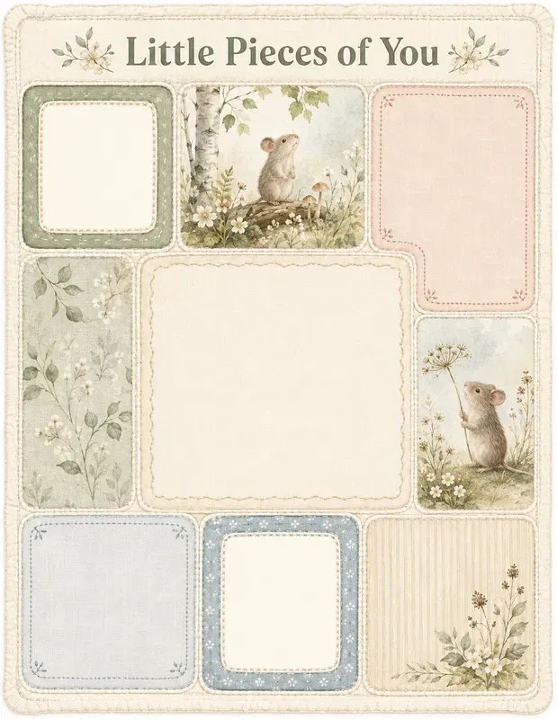 Woodland Baby Memory Quilts