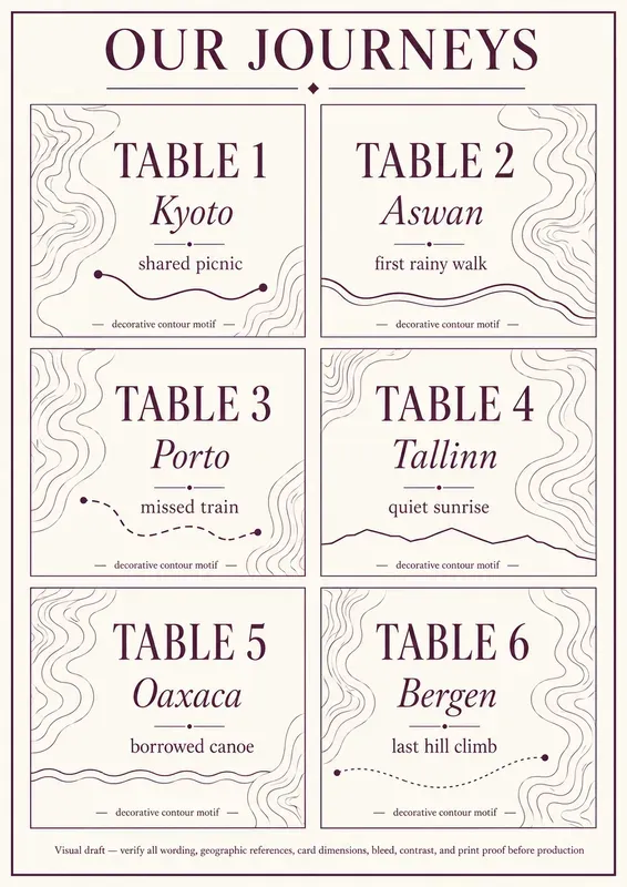 Contour Destination Table Story Cards