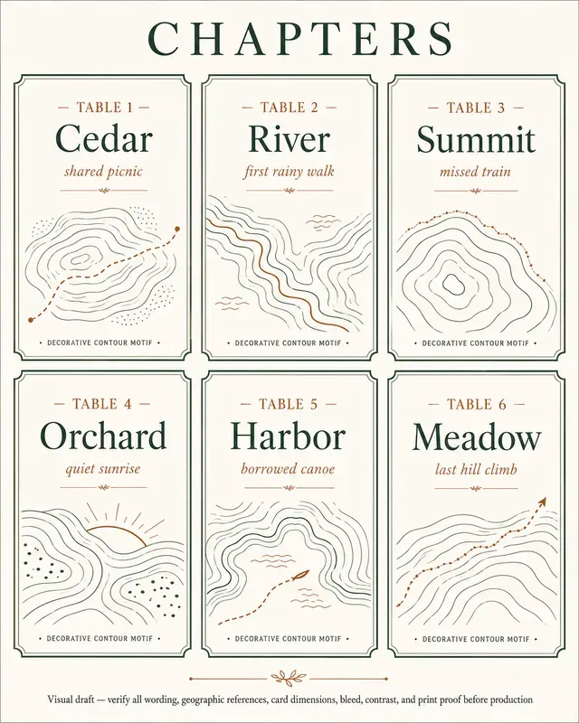 Contour Destination Table Story Cards