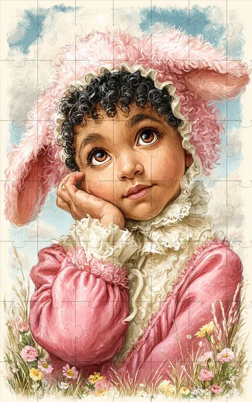 Whimsical Spring Child Illustrations