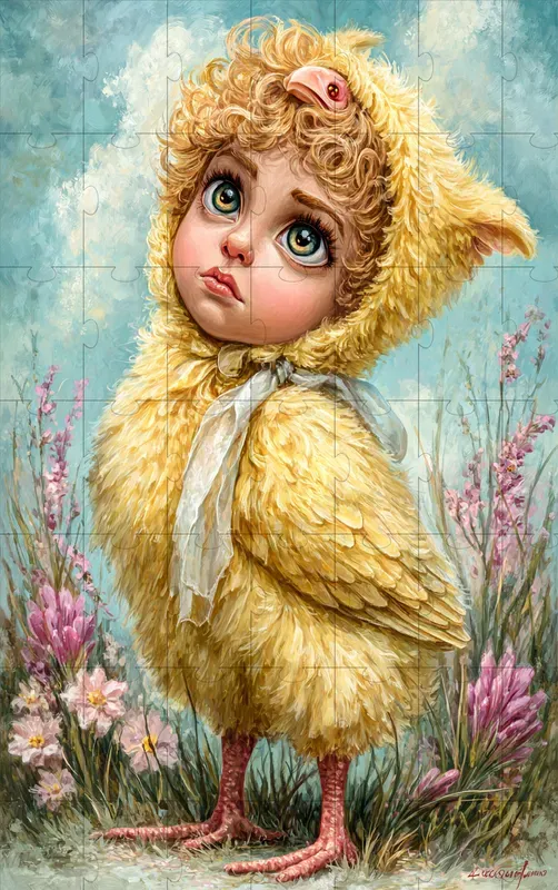 Whimsical Spring Child Illustrations