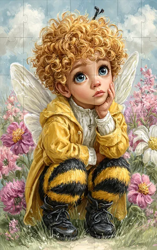 Whimsical Spring Child Illustrations