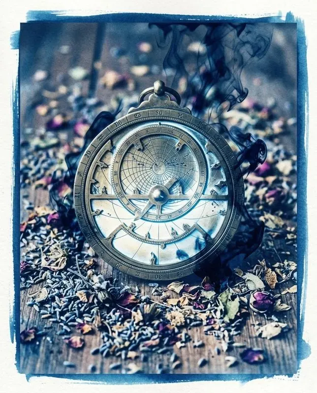 Distressed Blue Cyanotype Dreams