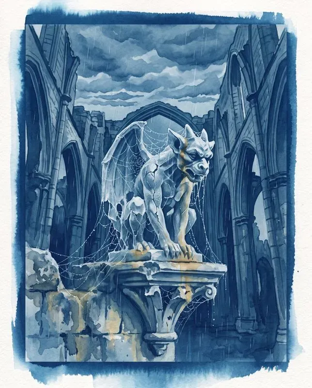Distressed Blue Cyanotype Dreams
