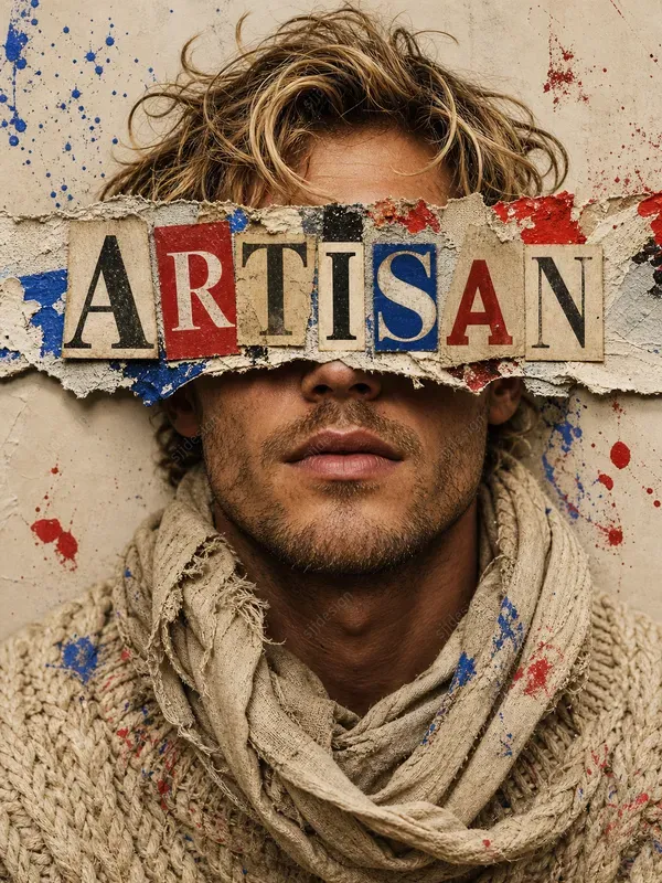 Ransom Mask Typography Portraits