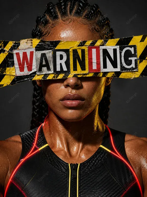 Ransom Mask Typography Portraits