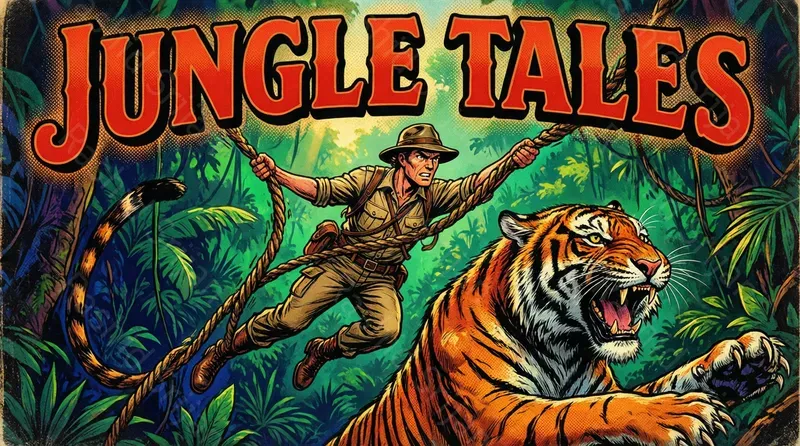 Vintage Comic Book Cover Art Generator