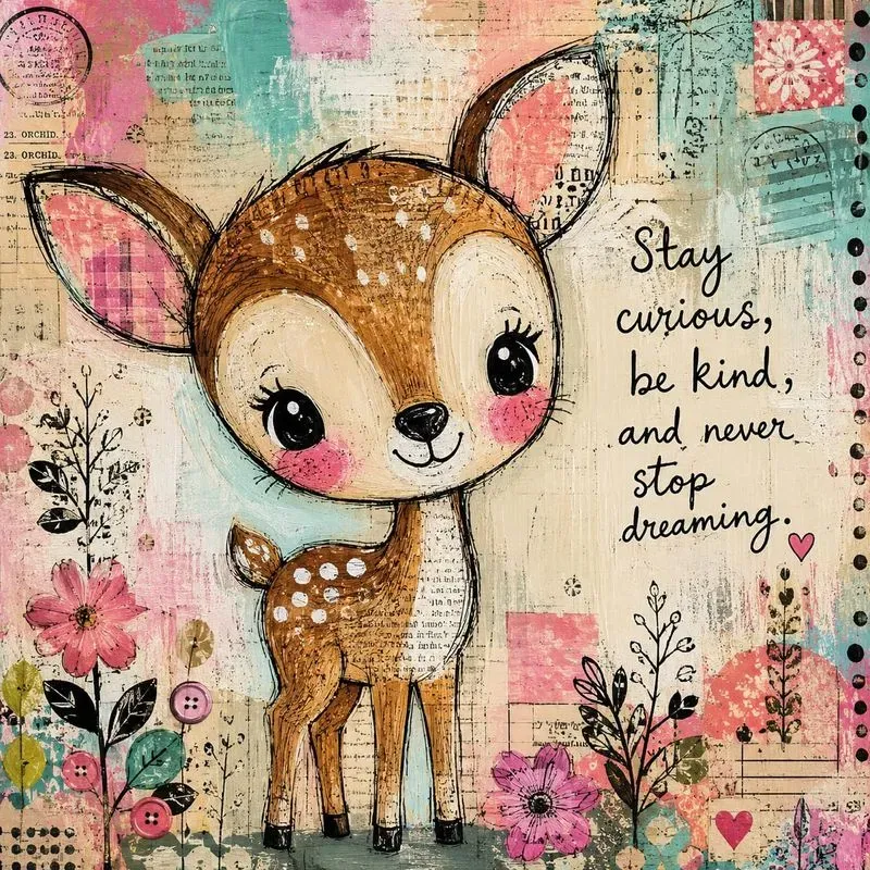 Whimsical Mixedmedia Animals