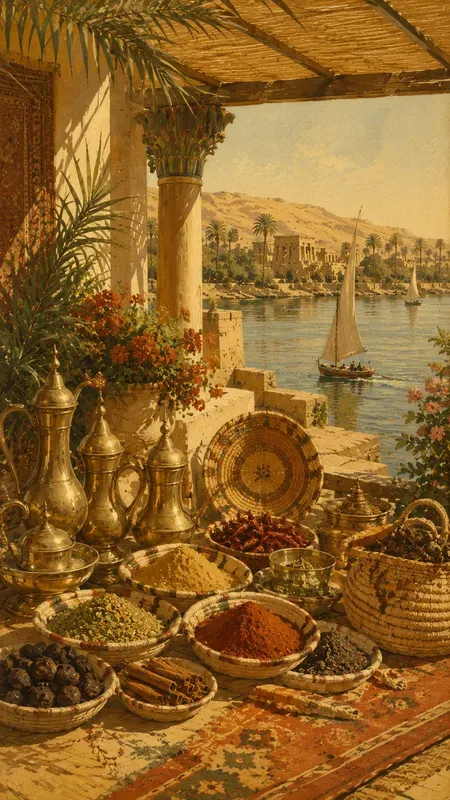 Egyptian Nile 1950s Sunny Postcards
