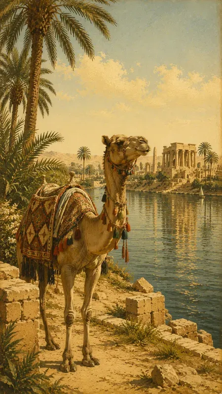 Egyptian Nile 1950s Sunny Postcards