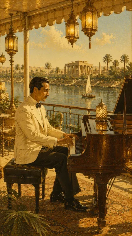 Egyptian Nile 1950s Sunny Postcards